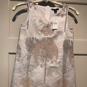 NWT - GapKids, silver brocade dress
